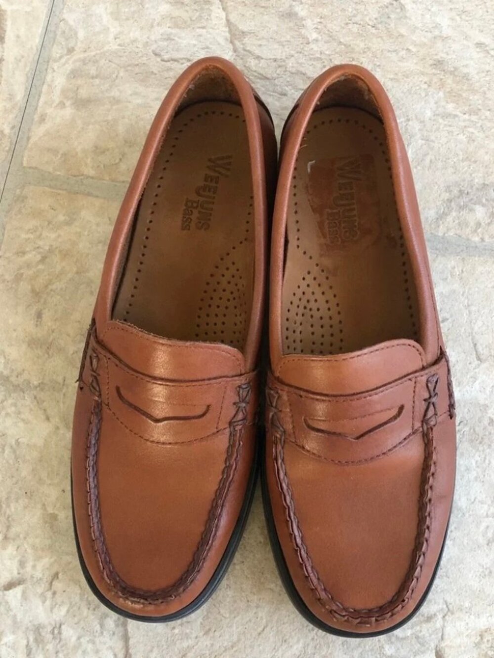 Bass Weejuns Katherine II Penny Loafer Brown Women's Size 6.5